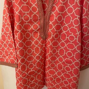 Charter Club elegant orange Tunic